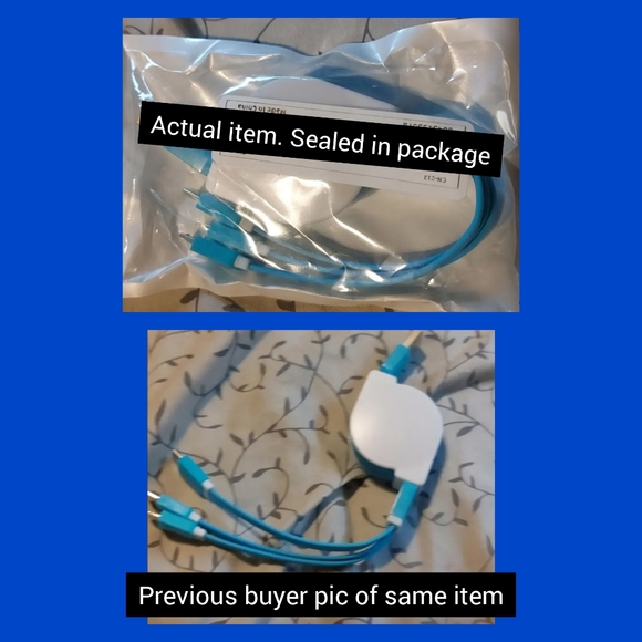 5/25 3-in-1 USB retractable Charger Lightning fast Micro USB Type C charger 3 ft - Picture 5 of 6